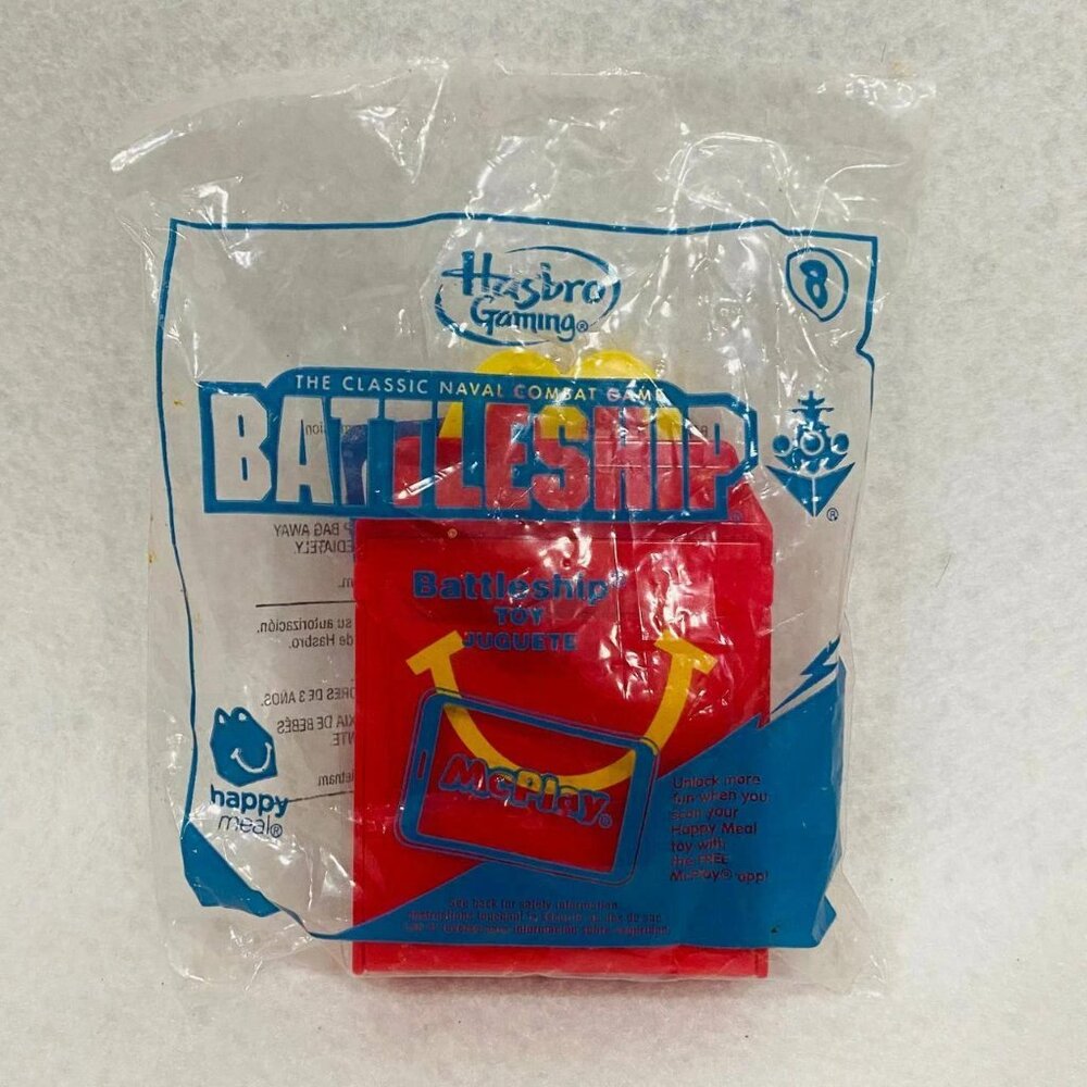 2021 Hasbro Gaming Battleship Game McDonald's Happy Meal Toy #8 NEW SEALED